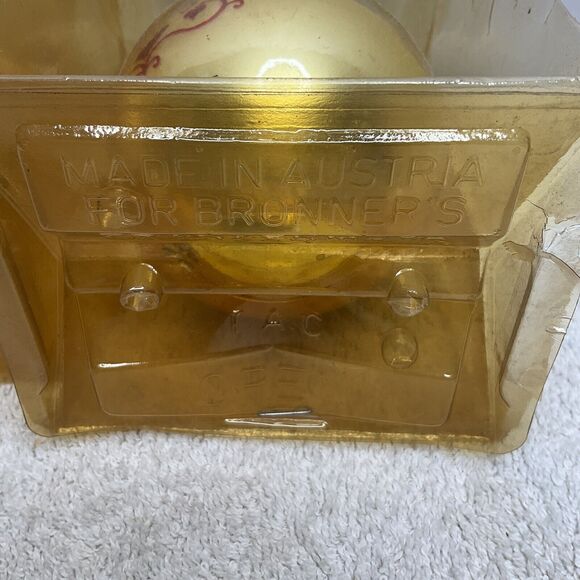 Christmas Ornament Vintage Austria Made for Bronner Elf with Tree and Candle - Picture 8 of 13